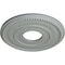 Ekena Millwork Valeriano Ceiling Medallion (Fits Canopies up to 6 1/4"), 12 1/8"OD x 3 5/8"ID x 3/4"P, Primed White CM12VA - alternate 2